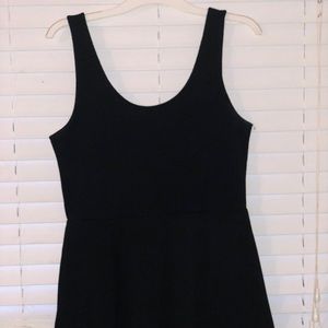 Basic Black Mini Flare H&M Dress